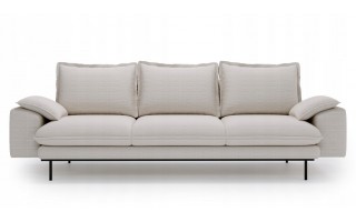 Designerska wygodna sofa kanapa SIERRA 267cm 3 osobowa metalowe nóżki