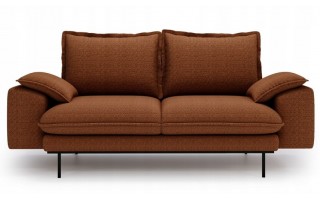 Designerska wygodna sofa kanapa SIERRA 195cm 2 osobowa metalowe nóżki