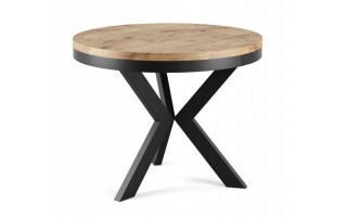 Stół okrągły rozkładany owalny 100 / 138 cm x 100 Elve
