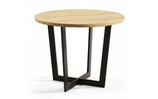Stół okrągły rozkładany owalny 90 / 140 cm x 90 IVAN LITE