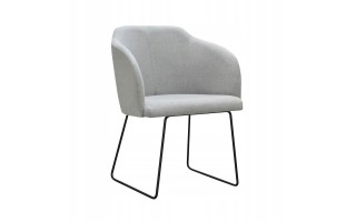 Fotel Krzesło CLIO SKI na metalowych nogach