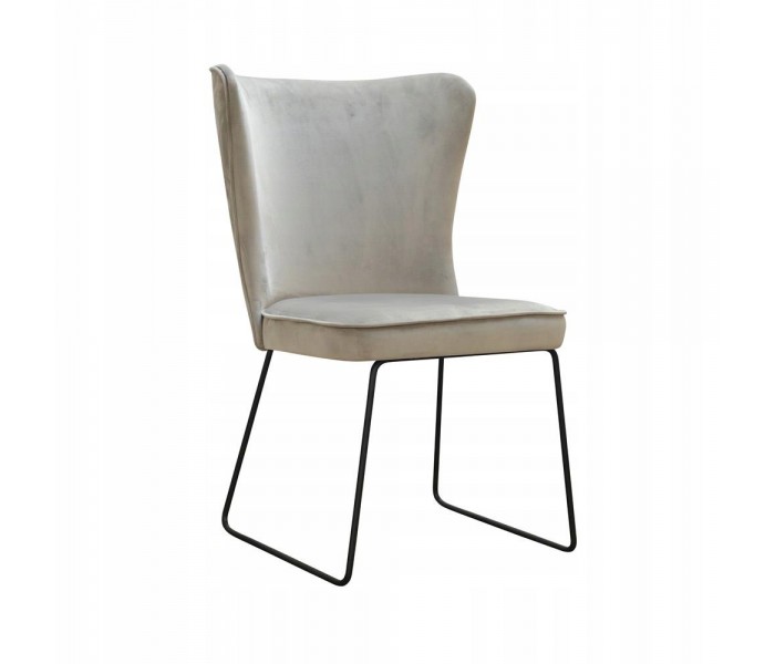 Fotel Krzesło MONTI SKI na metalowych nogach
