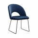 Fotel Krzesło ABISSO SKI na metalowych nogach