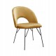 Fotel Krzesło ABISSO SPIDER na metalowych nogach