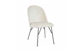 Fotel Krzesło JULIETTE SPIDER na metalowych nogach