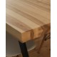 Stół industrialny LOFT drewniany jesionowy