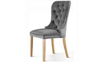 Krzesło tapicerowane MADAME drewniane nogi