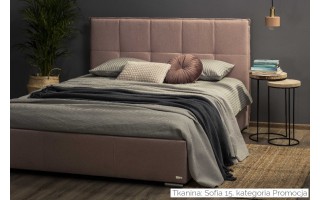 Łóżko tapicerowane do sypialni Cortina