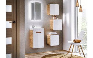 Komplet mebli łazienkowych ARDO (z umywalką i lustrem)