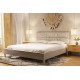 Łóżko tapicerowane 160x200 do sypialni w stylu boho