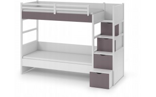 Łóżko piętrowe wysokie ENZO 90x200cm 2 osobowe