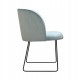 Fotel Krzesło LIVIA SKI na metalowych nogach