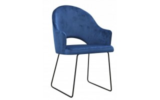 Fotel Krzesło Barro SKI na metalowych nogach