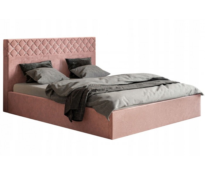 Łóżko tapicerowane Osanna SLIM 140X200 POJEMNIK