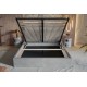 Łóżko tapicerowane MELVA SLIM 120X200 z pojemnikiem