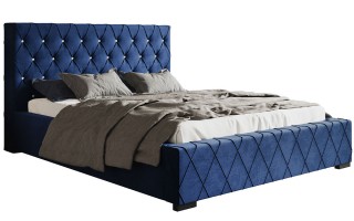 Łóżko tapicerowane CRYSTAL 140X200 z pojemnikiem